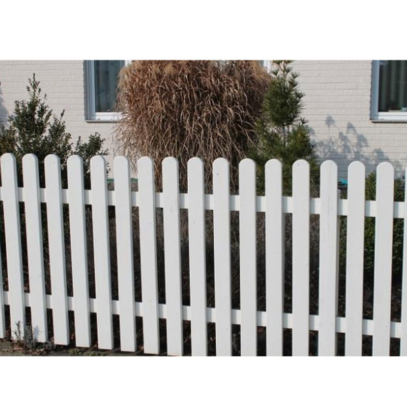 Zaun Arktic - Staketenzaun mit gerundeten Zaunlatten 20/70 mm - Lärche