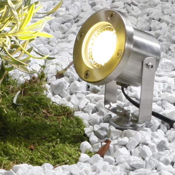 LED Gartenstrahler Catalpa aus Edelstahl