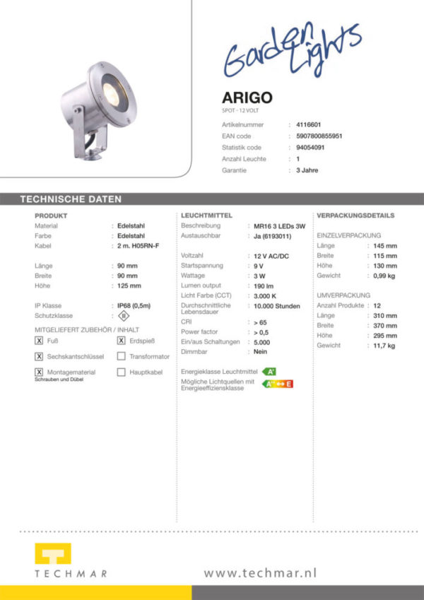 Unterwassser-LED-Strahler-Arigo-Technische-Daten