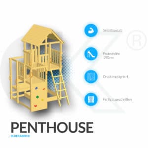 Blue Rabbit Spielturm Penthouse
